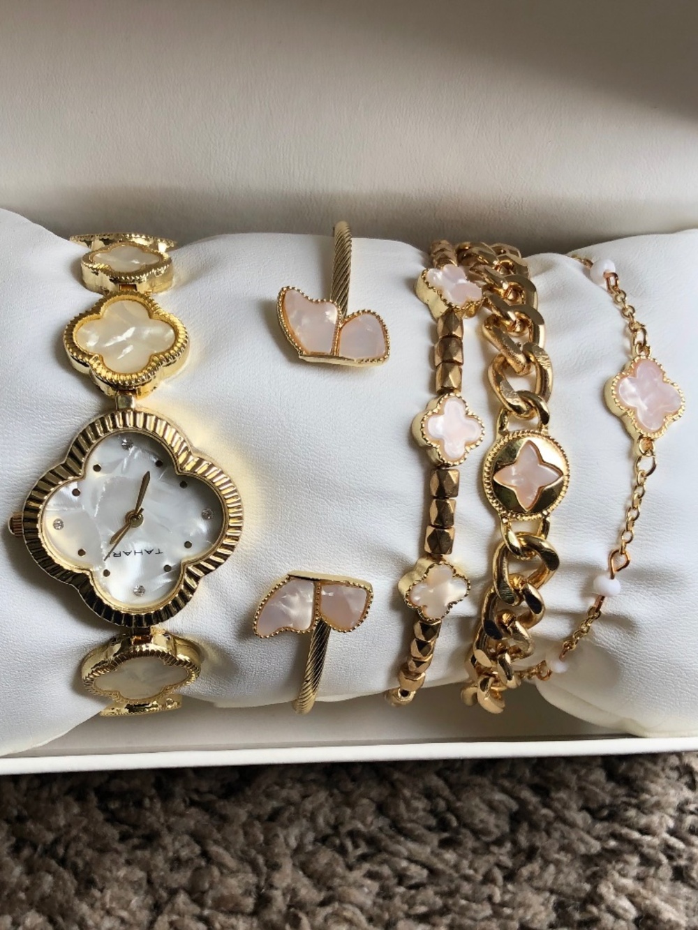 ✨ Tahari Watch & Bracelet Set – Brand New